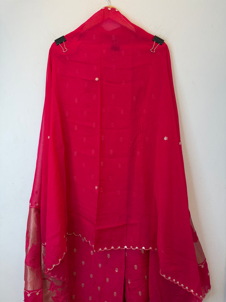 Amaina – Raw Silk Dori Work Suit