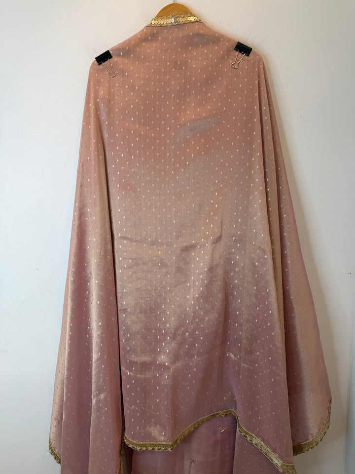 Mahira – Tissue Pearl &amp; Dabka Suit