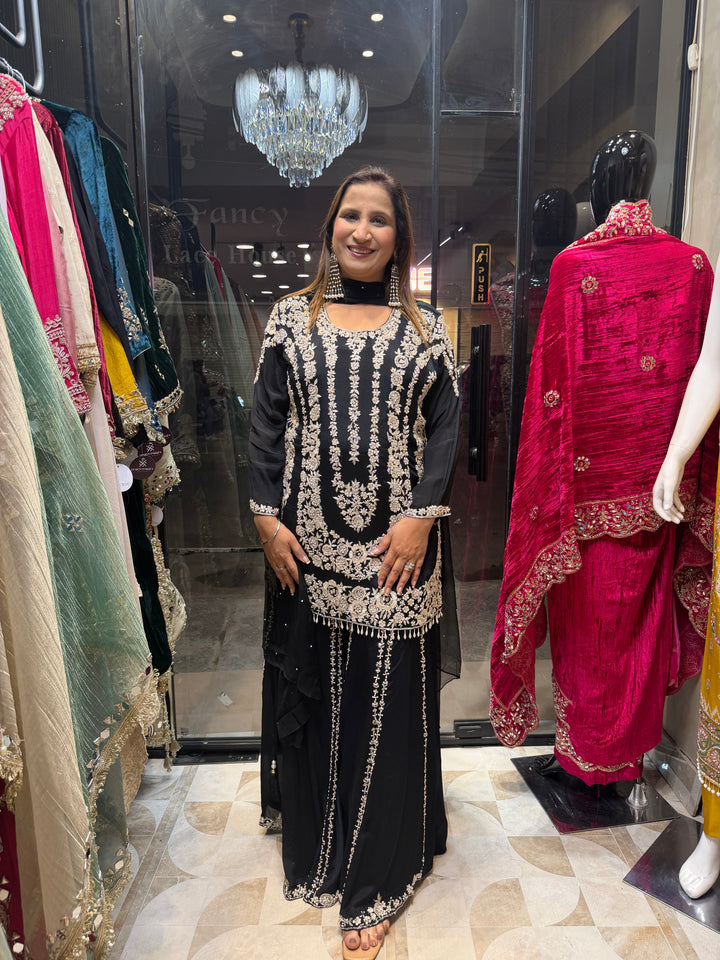 Zehara – Chinon Handwork Sharara Set
