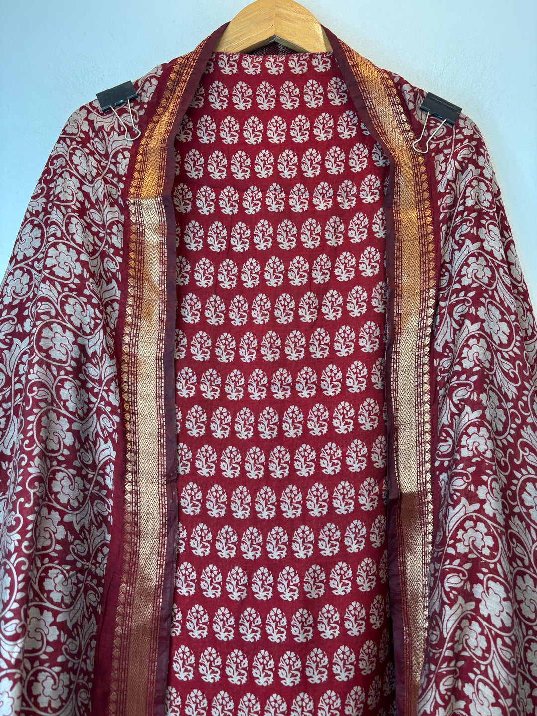 Cotton Silk Printed Suit Set