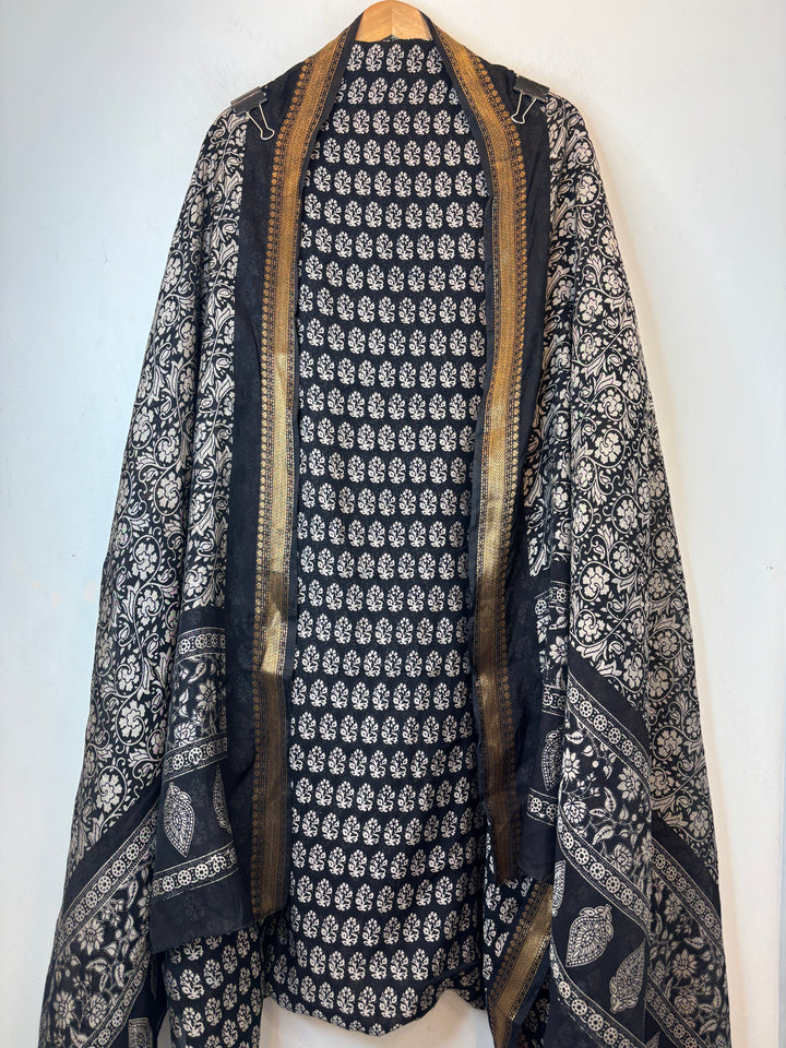 Cotton Silk Printed Suit Set