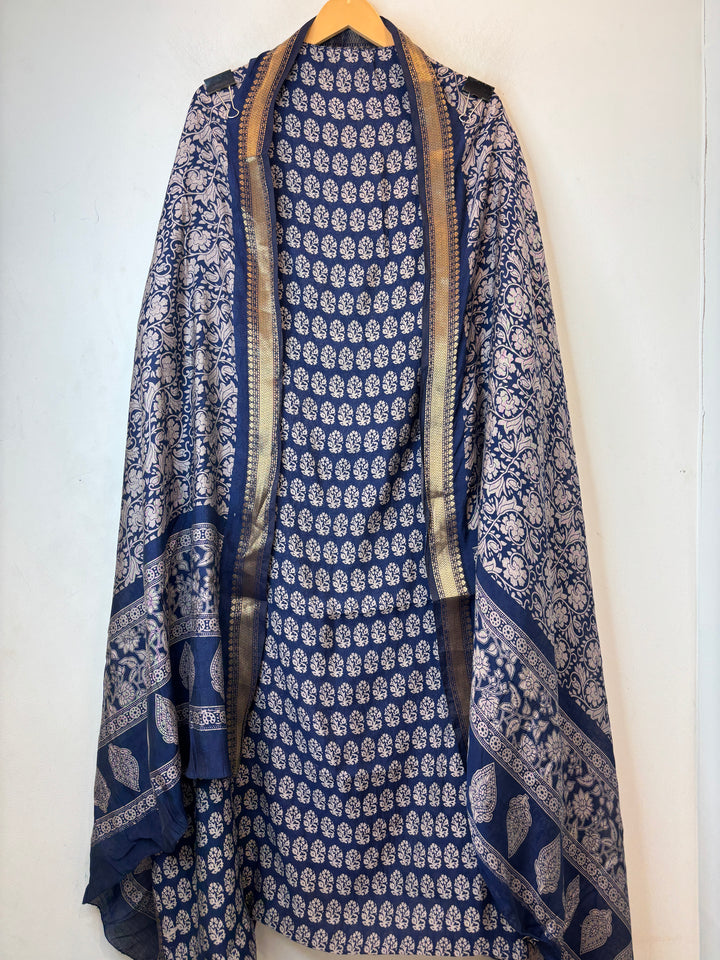 Cotton Silk Printed Suit Set