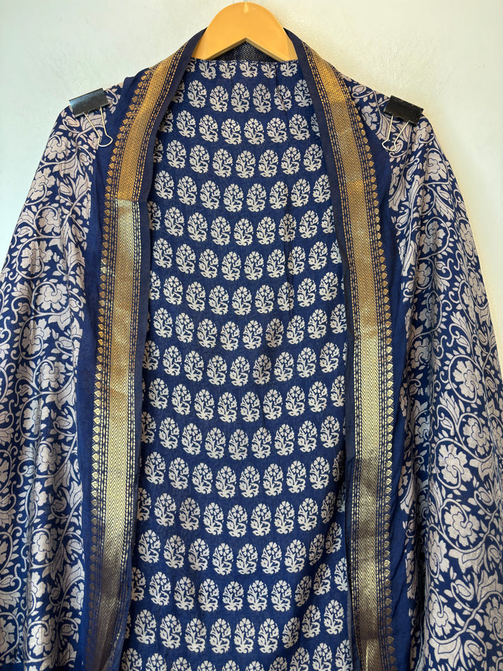 Cotton Silk Printed Suit Set