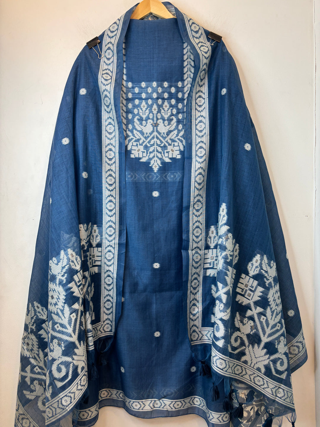 Jamdani Cotton Woven Suit Set DBP02