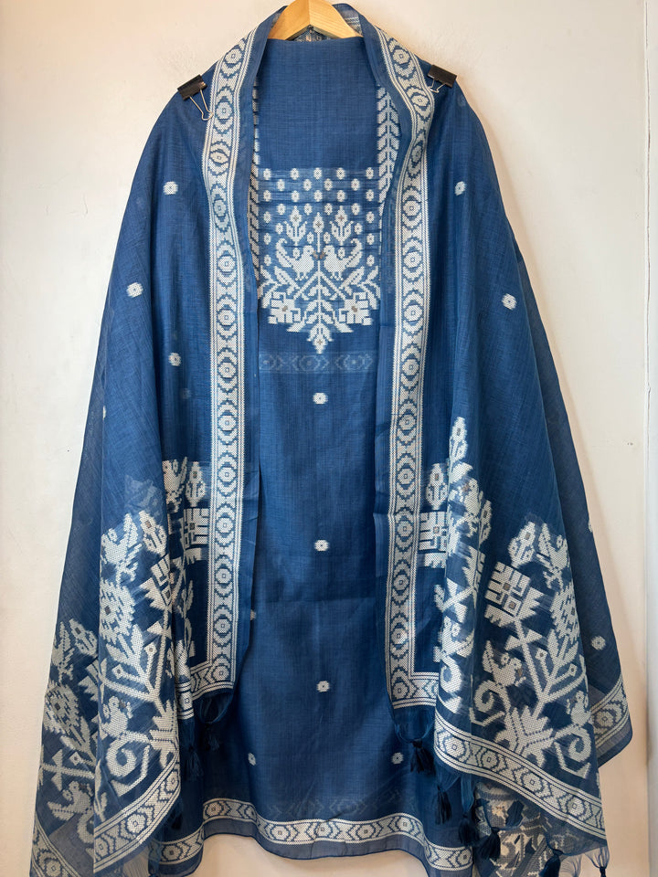 Jamdani Cotton Woven Suit Set DBP02