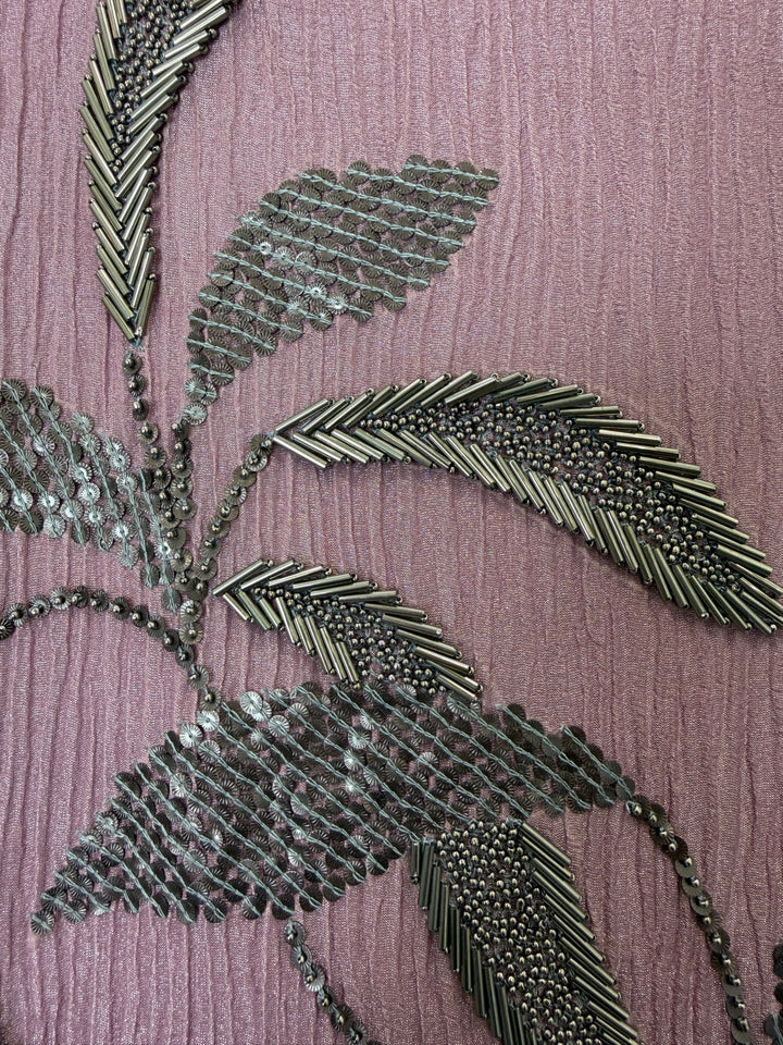 Kiyara – Crushed Tissue Metallic Handwork Suit