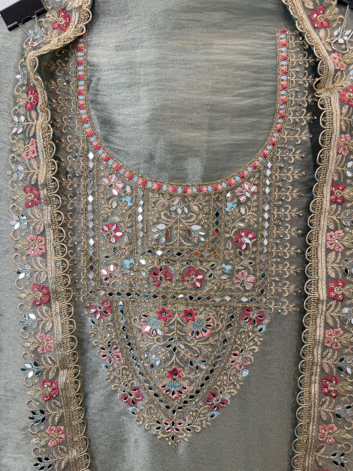 Zarveen – Tissue Zari Mirror Suit