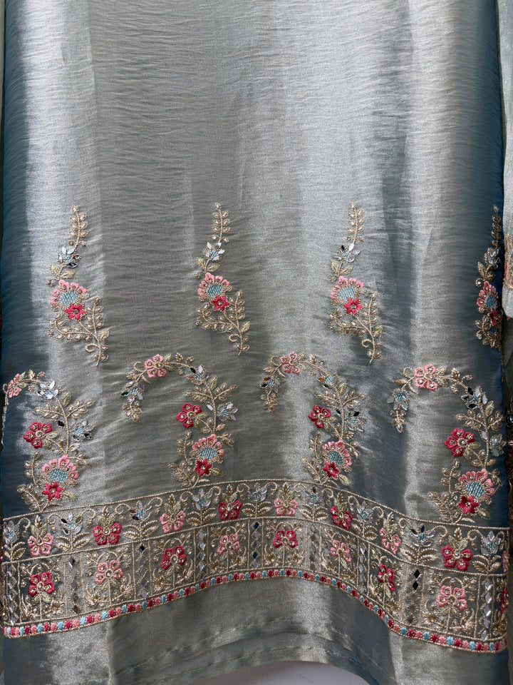 Zarveen – Tissue Zari Mirror Suit