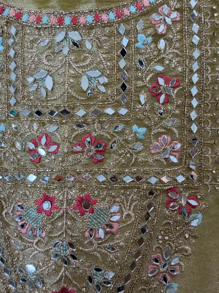 Zarveen – Tissue Zari Mirror Suit