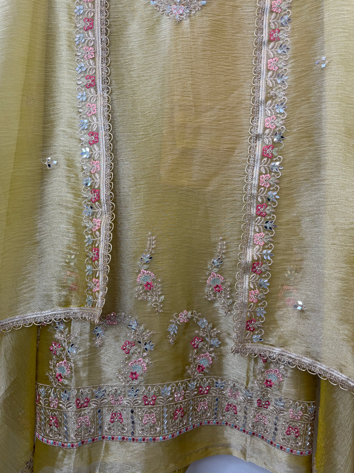 Zarveen – Tissue Zari Mirror Suit