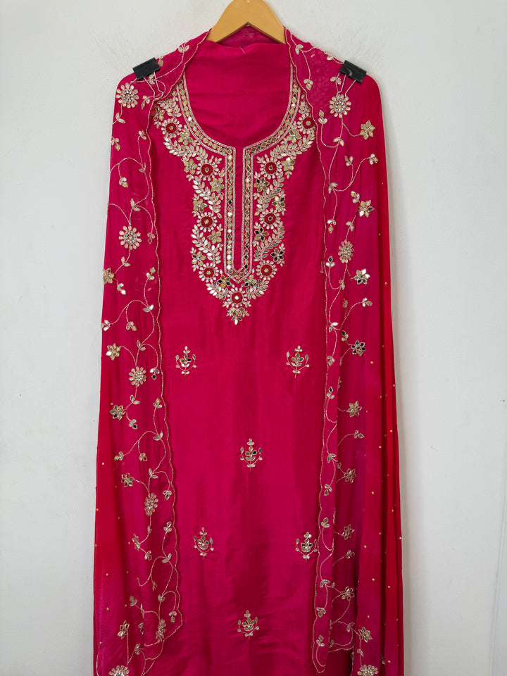 Rivaya – Silk Ombre Handworked Suit