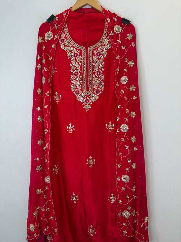 Rivaya – Silk Ombre Handworked Suit