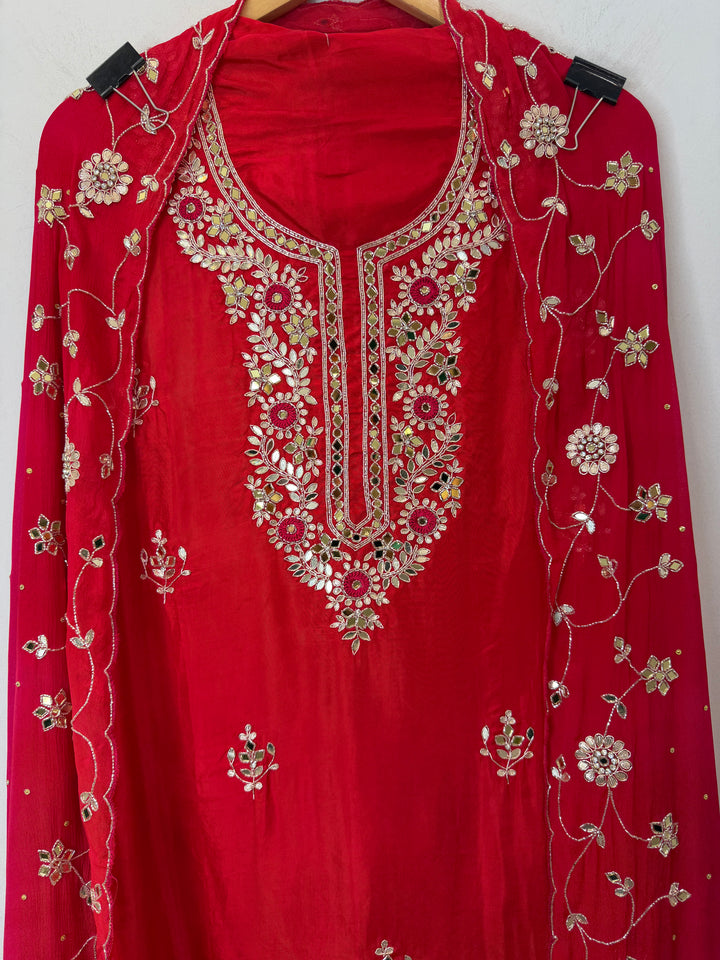 Rivaya – Silk Ombre Handworked Suit