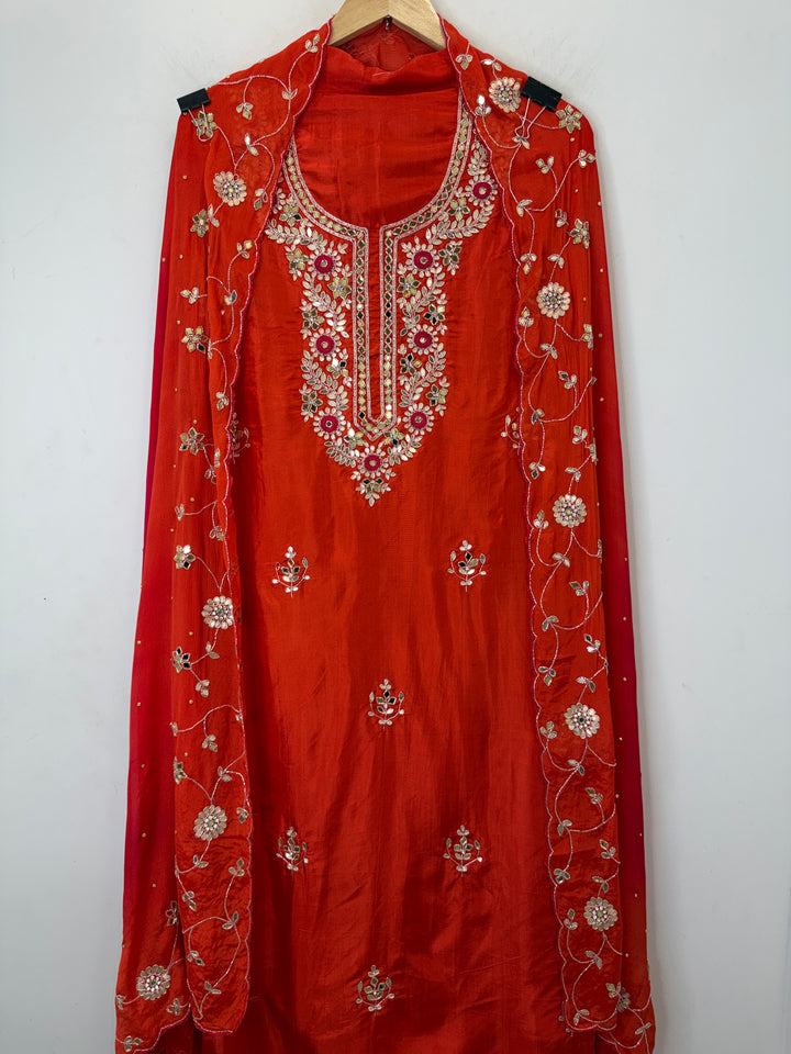 Rivaya – Silk Ombre Handworked Suit