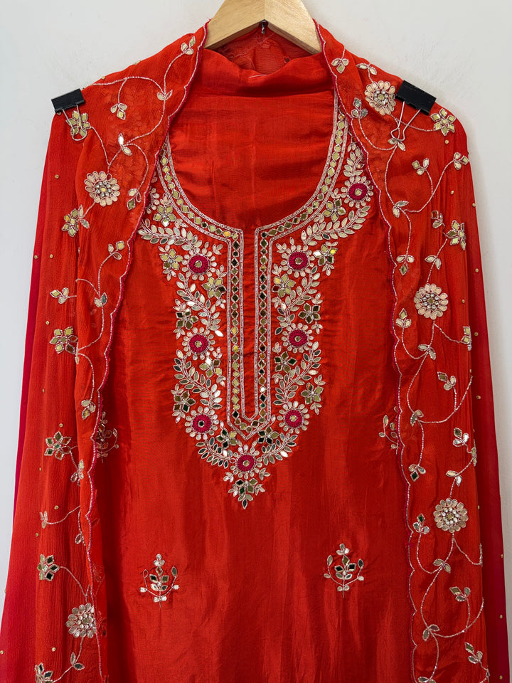 Rivaya – Silk Ombre Handworked Suit
