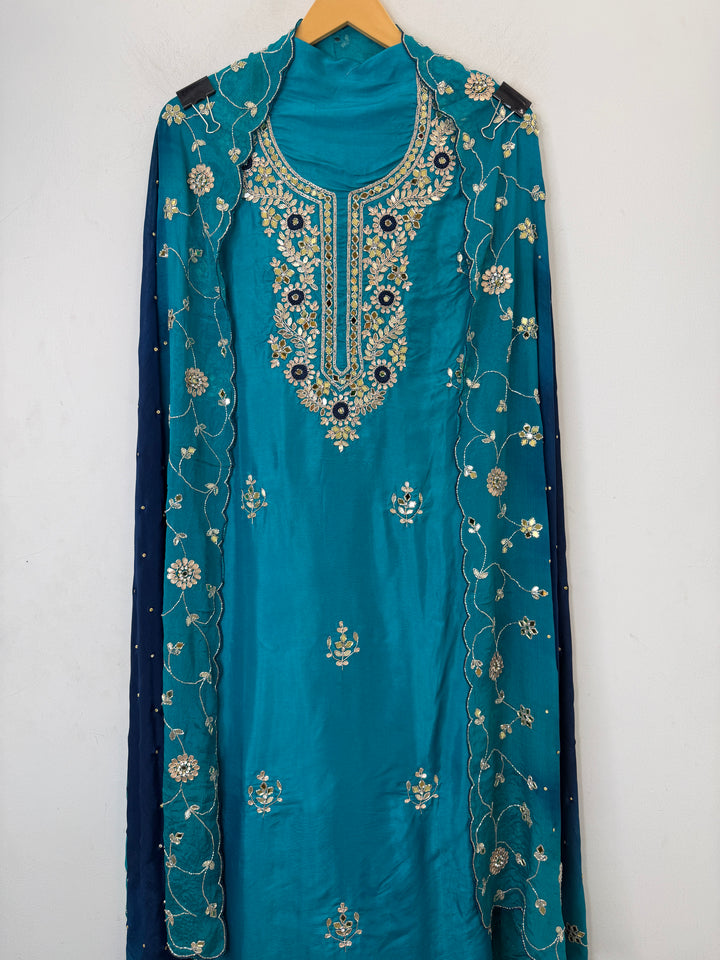Rivaya – Silk Ombre Handworked Suit