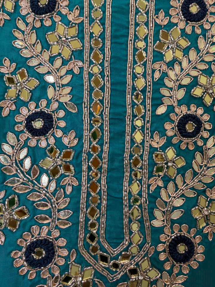 Rivaya – Silk Ombre Handworked Suit
