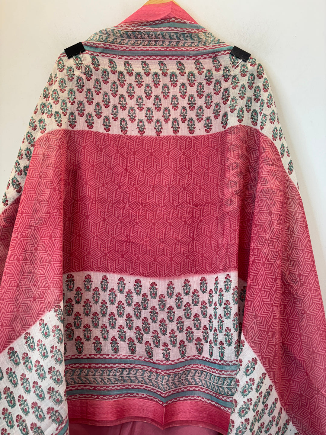 Pink Mul Cotton Unstitched Printed Suit Set