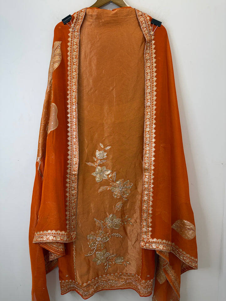 Banira – Tissue Organza Banarasi Handwork Suit