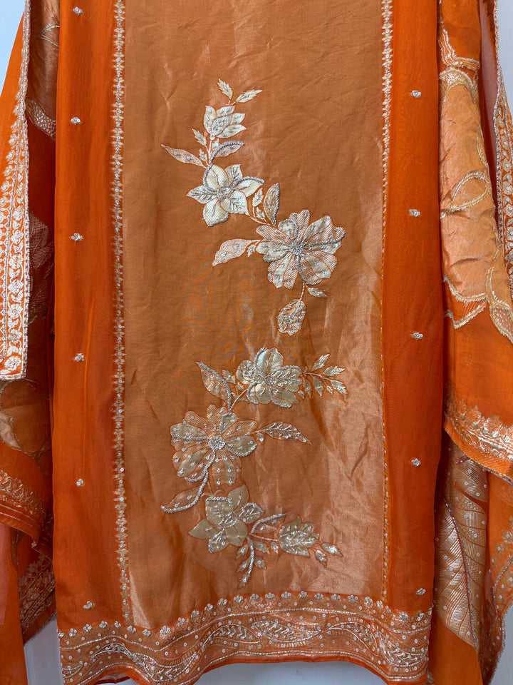 Banira – Tissue Organza Banarasi Handwork Suit