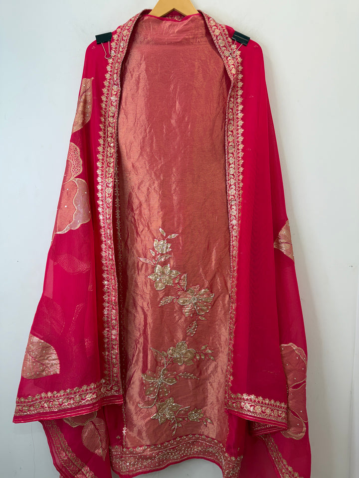 Banira – Tissue Organza Banarasi Handwork Suit