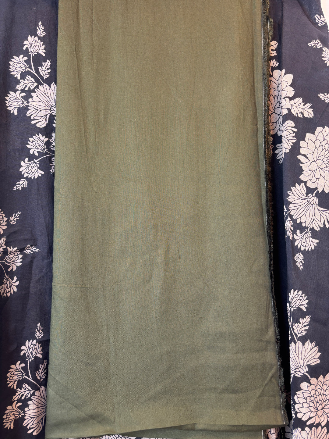 Green Maheshwari Printed Unstitched Suit Set DBP001