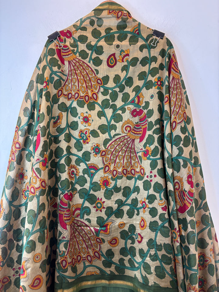 Pink Maheshwari Printed Unstitched Suit Set DBPM1