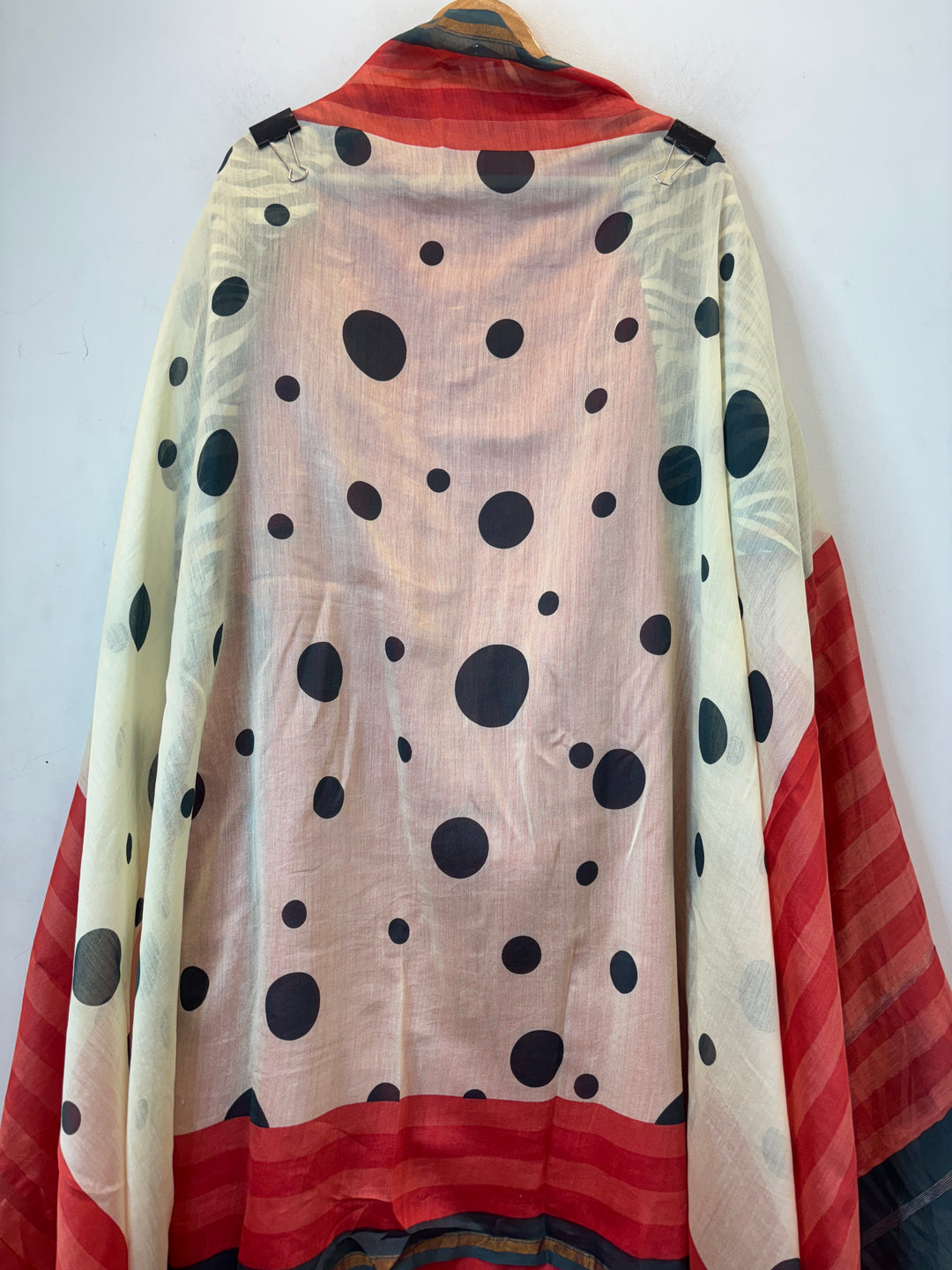 Rust Maheshwari Printed Unstitched Suit Set MP02