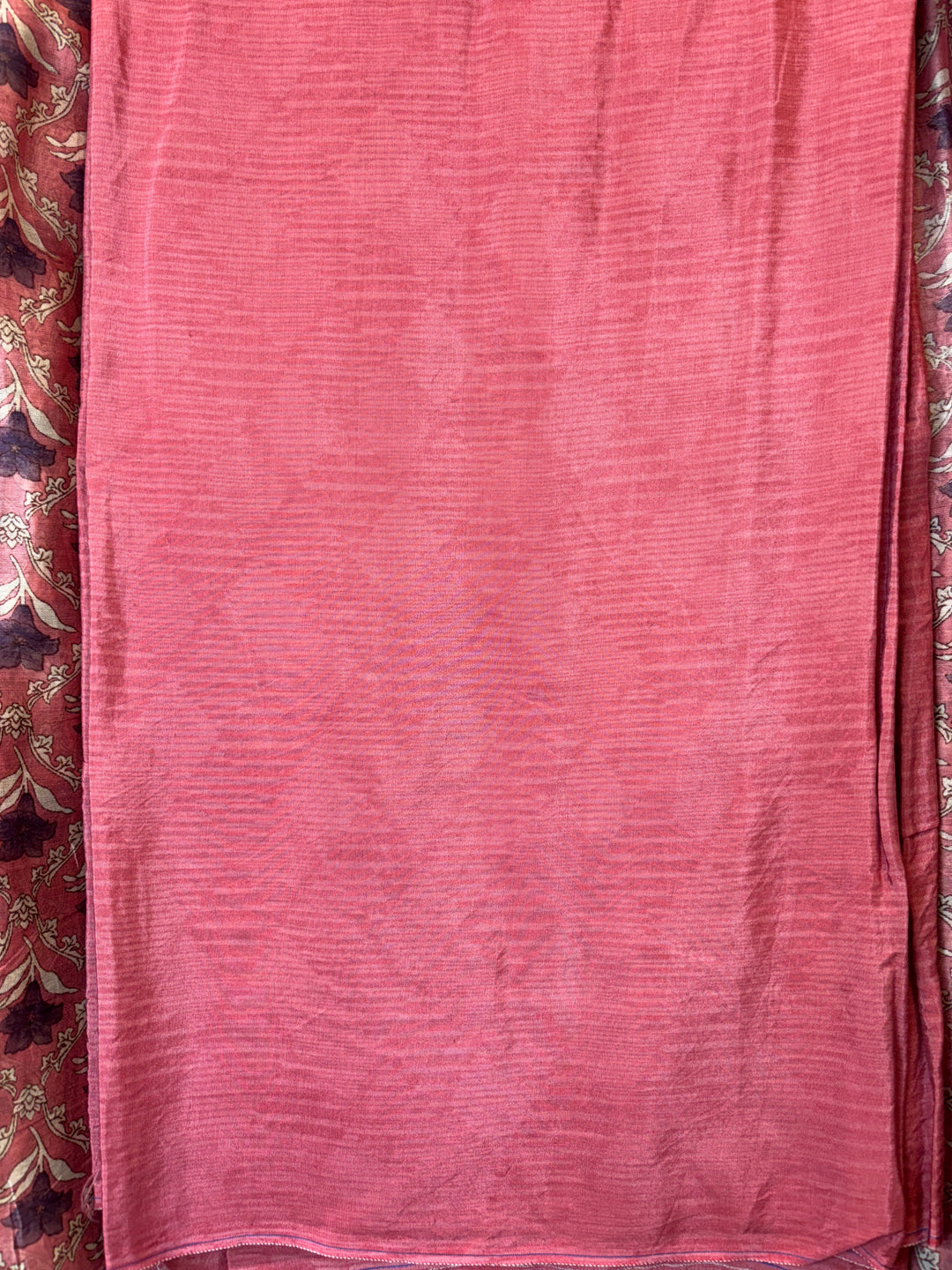 Peach Maheshwari Printed Unstitched Suit Set DB201