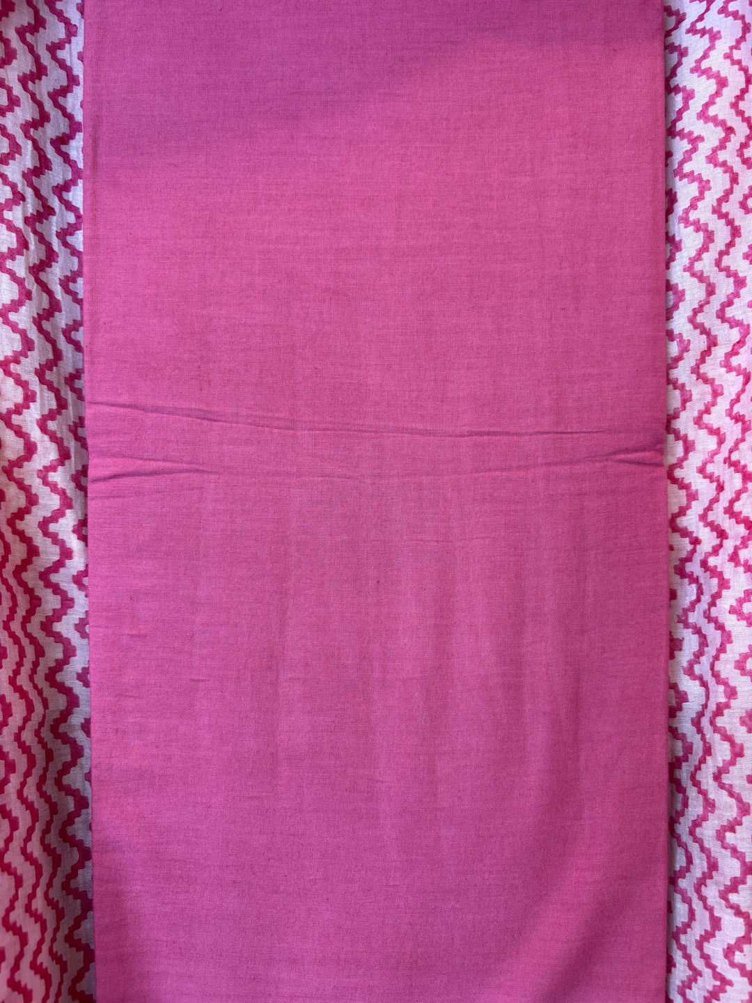 Pink Mul Chanderi Hand Block Printed Suit Set ML3
