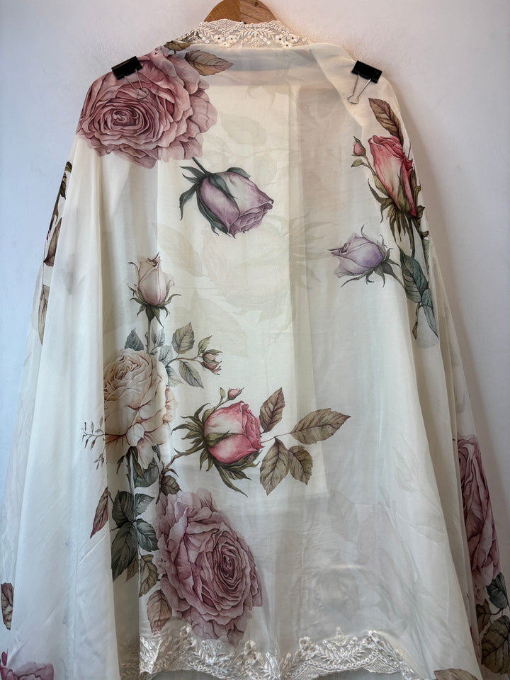 Aplessa – Ivory Mul Chanderi Appliqué Suit