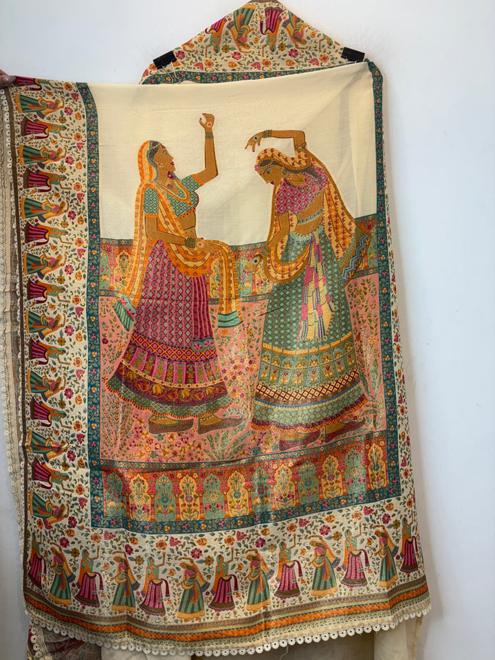 Rajrani – Yellow Mul Cotton Woven Suit