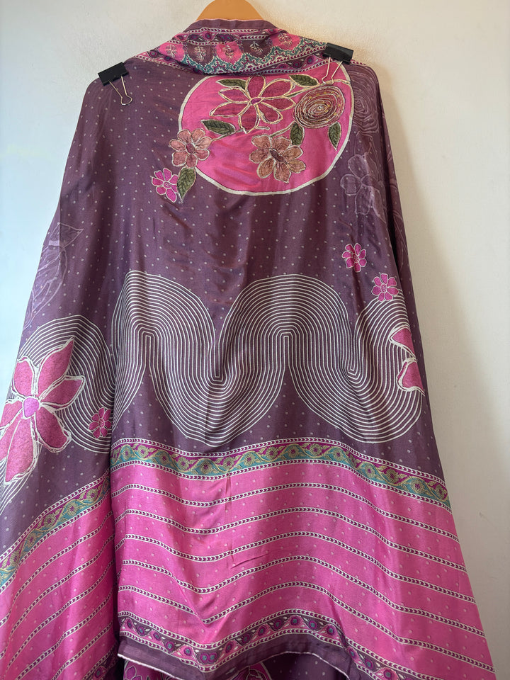 Mayura – Orchid Pink Crepe Digital Print Suit