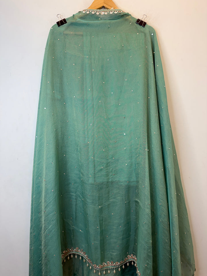 Zariya – Tissue Burberry Sequin Suit