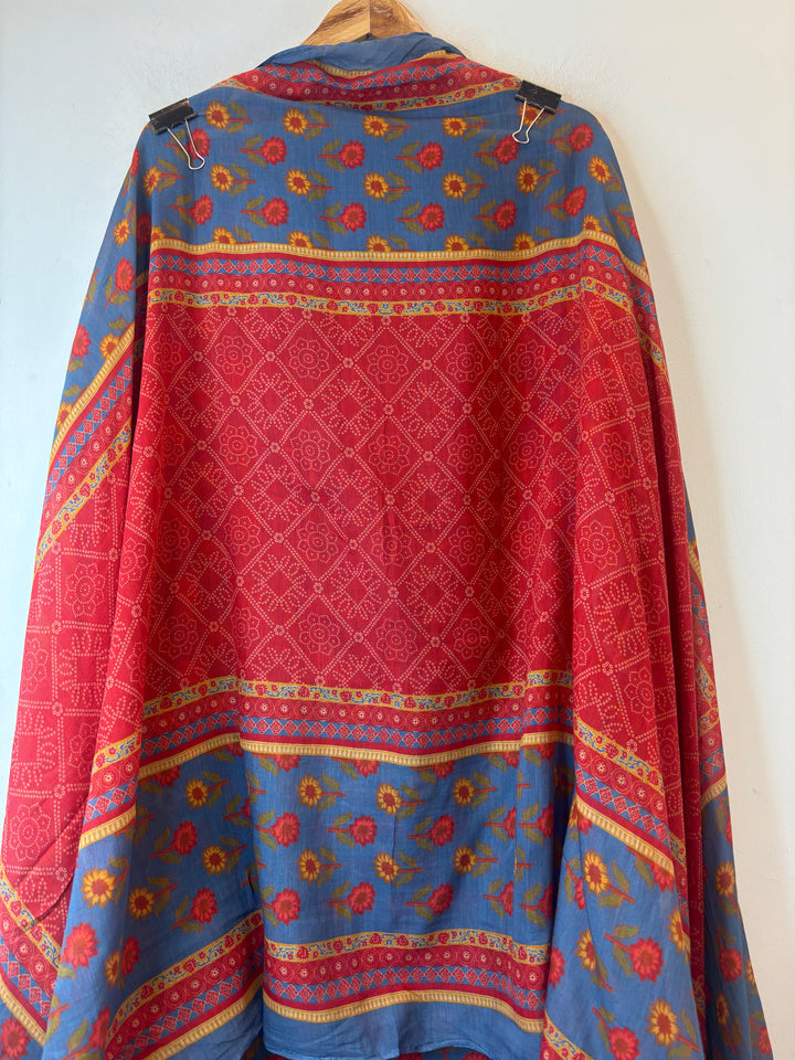 Gulpari – Blue Mul Cotton Printed Suit
