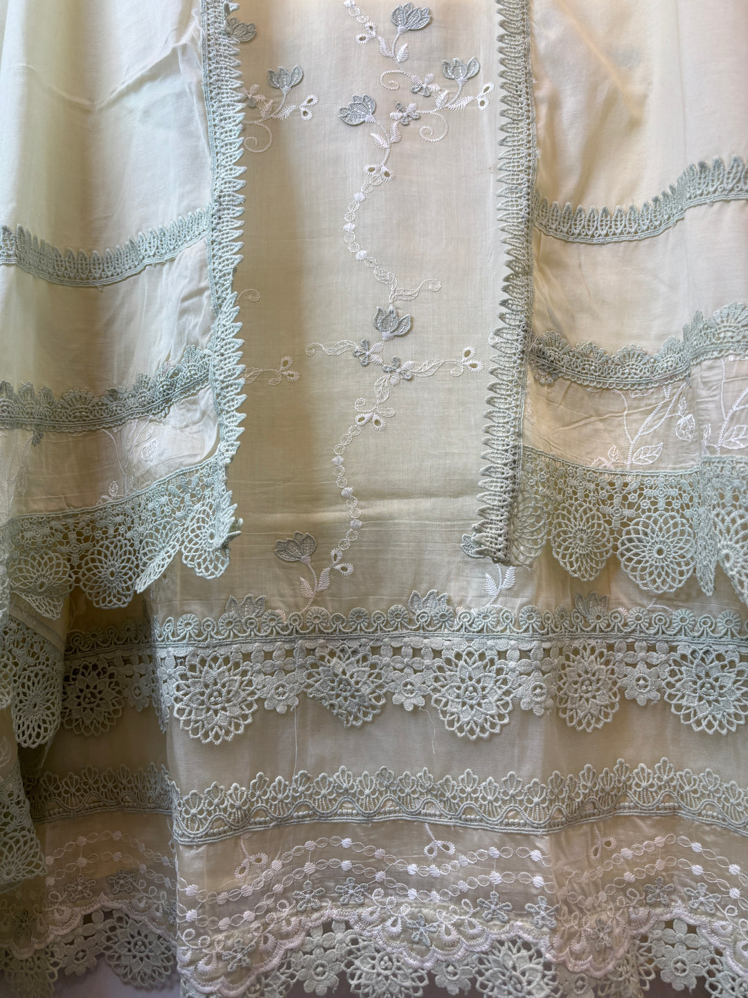 Noorjahan – Yellow Mul Chanderi Chikankari Suit