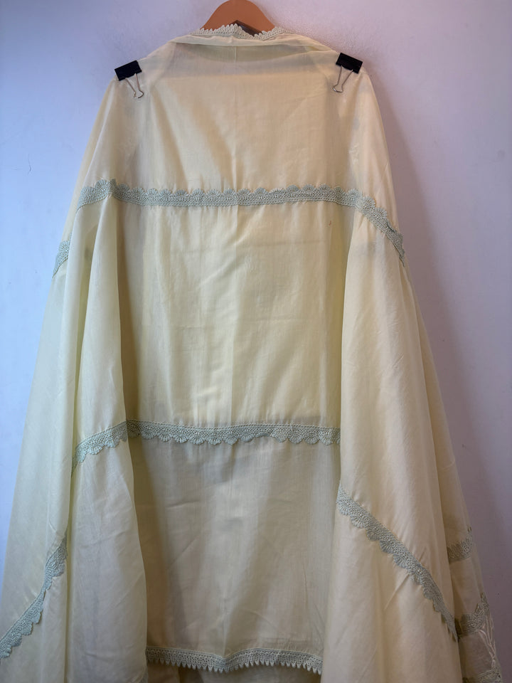 Noorjahan – Yellow Mul Chanderi Chikankari Suit