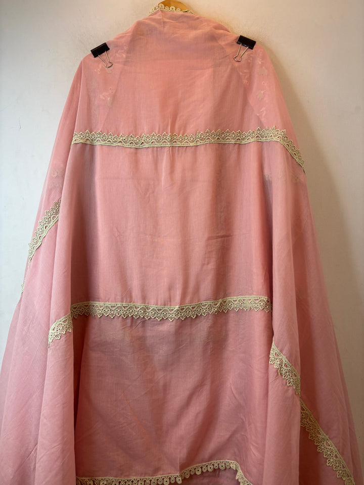 Noorjahan – Pink Mul Chanderi Chikankari Suit