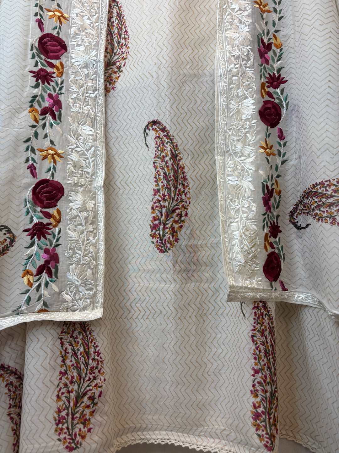 Parizad – Mul Chanderi Handblock Suit