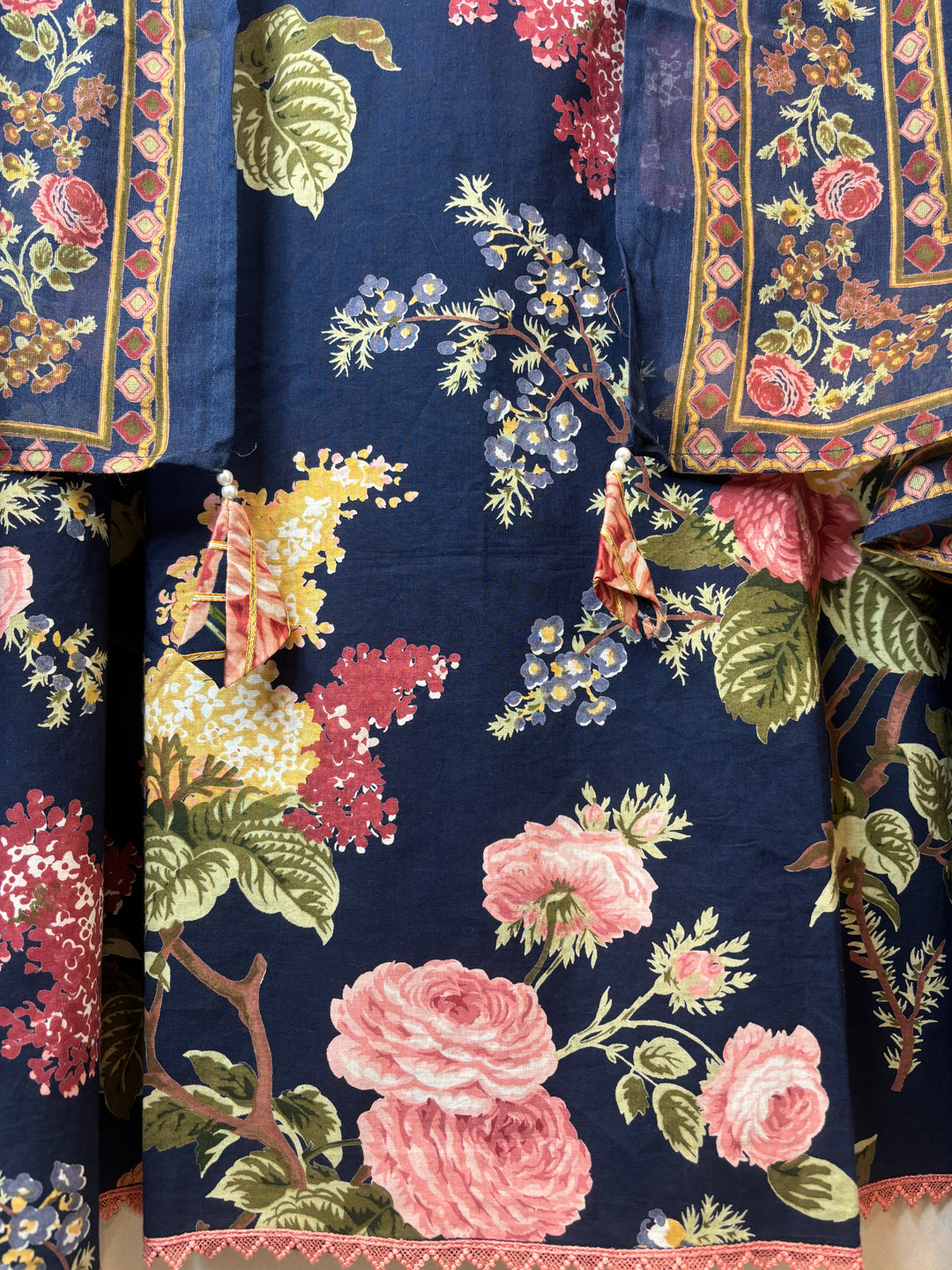 Gulnaaz – Blue Pure Cotton Printed Suit