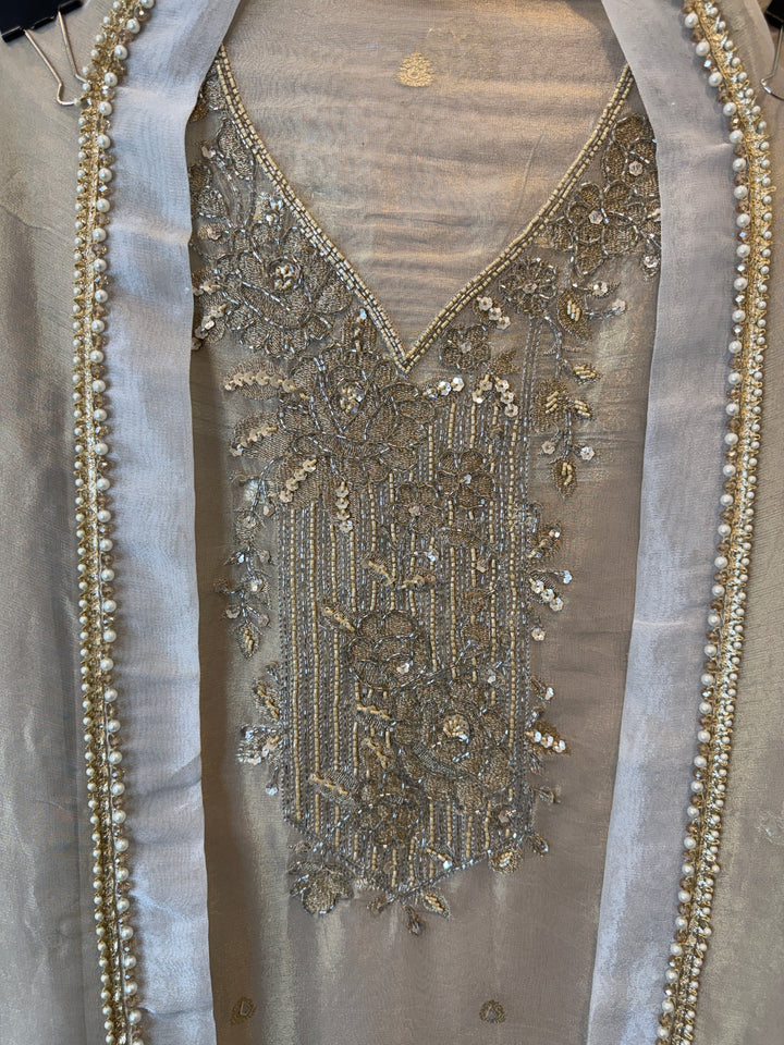 Banira – Tissue Shimmer Banarasi Suit