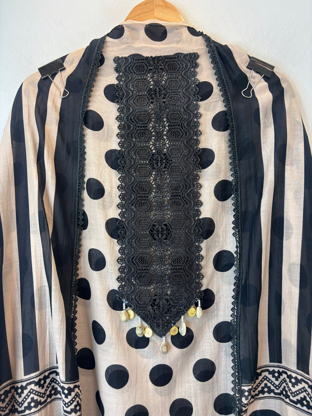 Polka – Mul Cotton Polka Lace Suit