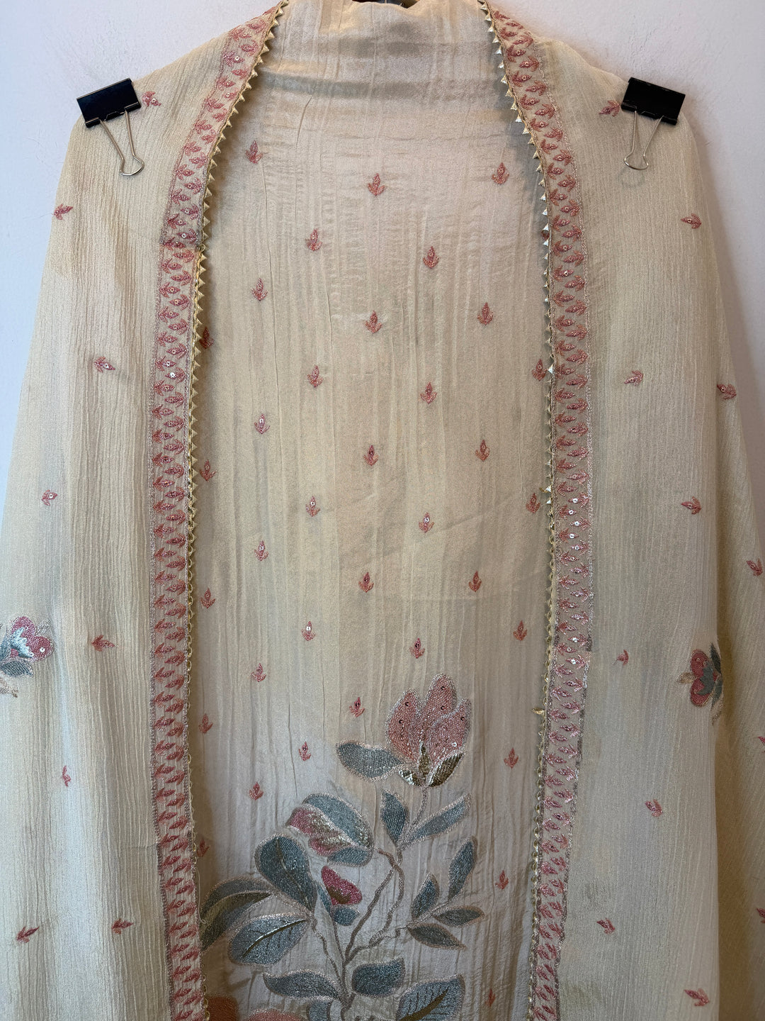 Zarisha – Crushed Tissue Zari Sequin Suit