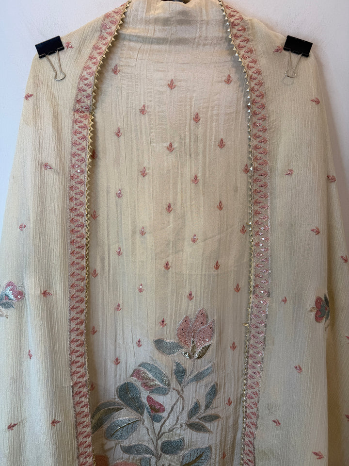 Zarisha – Crushed Tissue Zari Sequin Suit