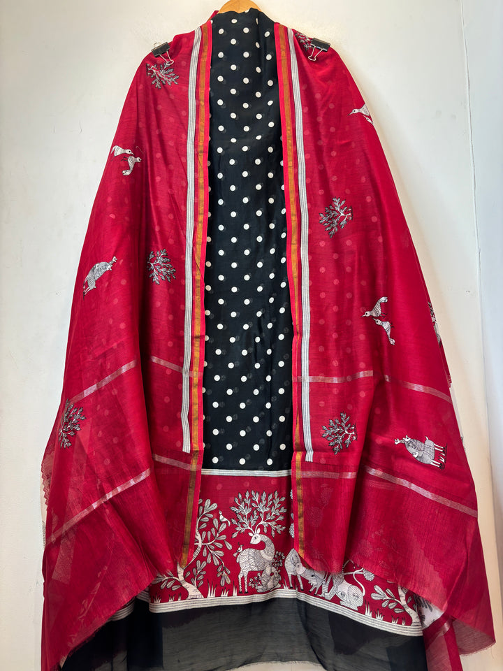 Vasudha – Maheshwari Printed Suit DBPB2