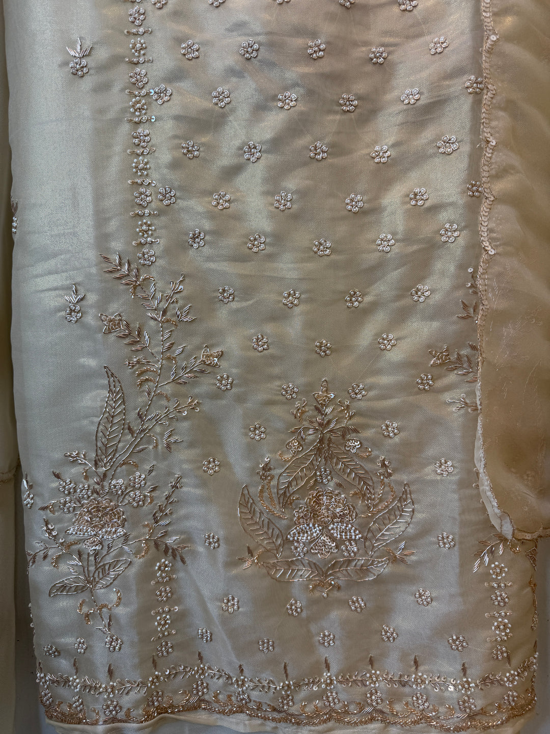 Zehara – Tissue Dabka Pearl Suit
