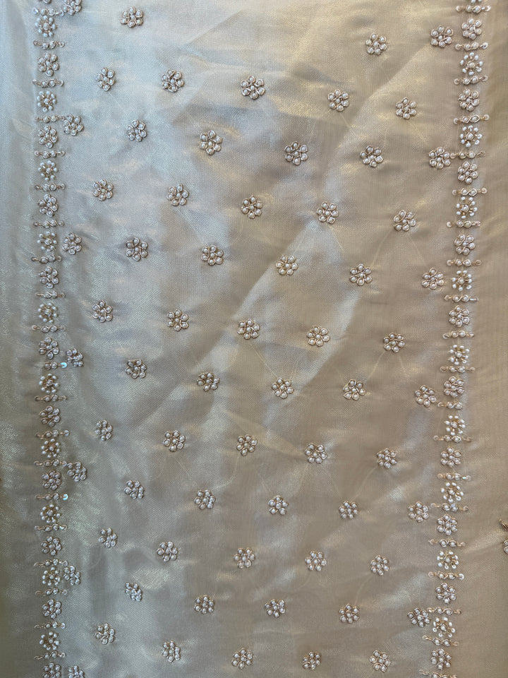 Zehara – Tissue Dabka Pearl Suit