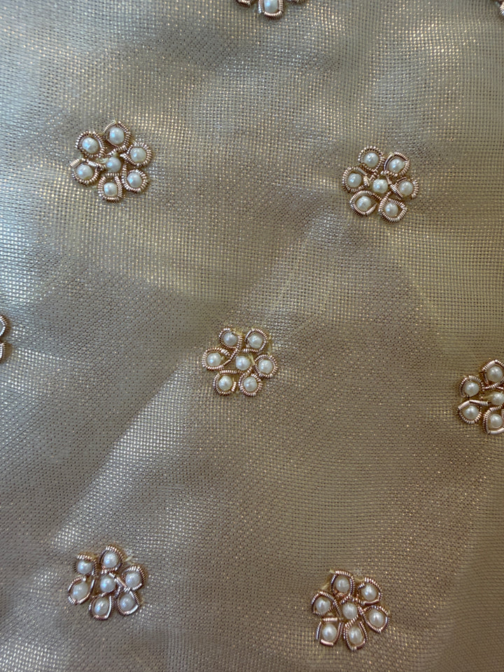 Zehara – Tissue Dabka Pearl Suit