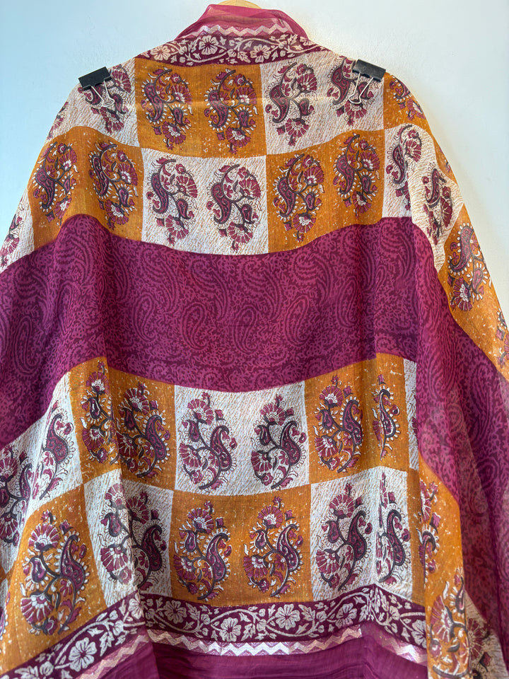 Mehar – Pink Mul Chanderi Printed Suit