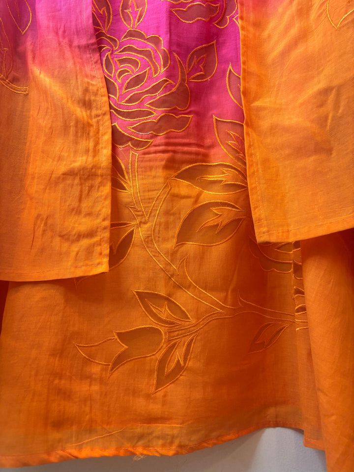 Ombrelle – Pink Mul Cotton Cutwork Suit